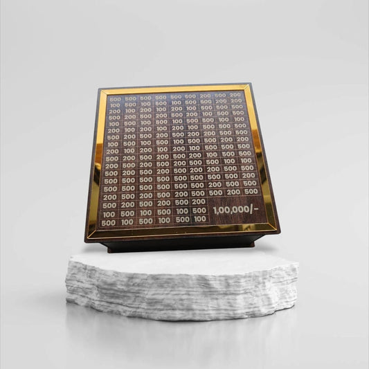 1 LAKH Savings Challenge Piggy Bank WITH TICKMARK