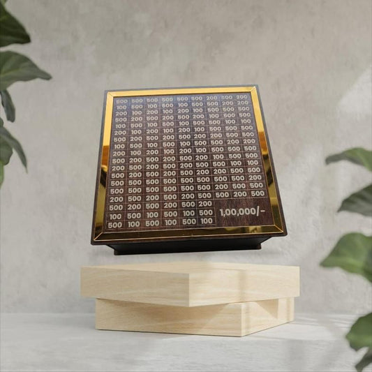 1 LAKH Savings Challenge Piggy Bank WITH TICKMARK